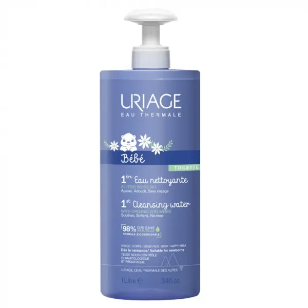 URIAGE Bebe 1ère Eau Nettoyante Douceur 1L – Image 4