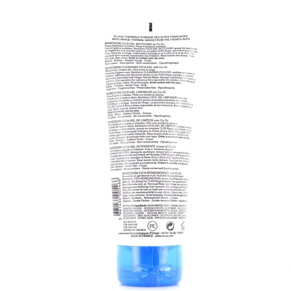 Uriage Bariéderm Cica Gel Nettoyant 200ml – Image 2