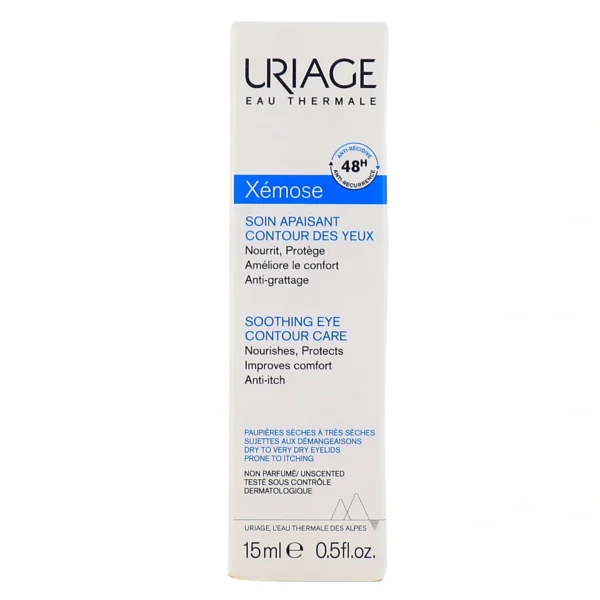 Uriage Xemose Soin Apaisant Contour des Yeux 15ml – Image 2