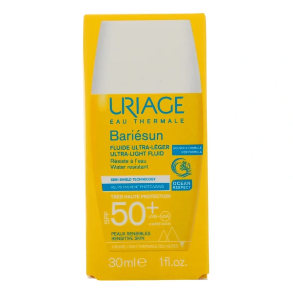 Uriage Bariésun Fluide Ultra-Léger SPF50+ 30ml – Image 2