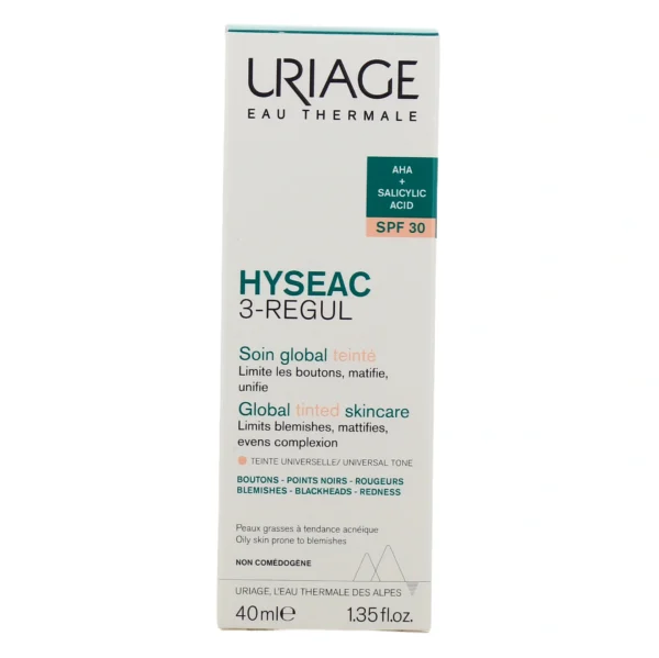 Uriage Hyseac 3 Regul Soin Global Teinté SPF30 40ml – Image 3