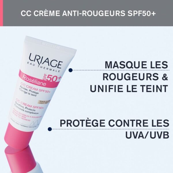 URIAGE Roseliane CC Cream Teinte Claire SPF50 40ml – Image 4