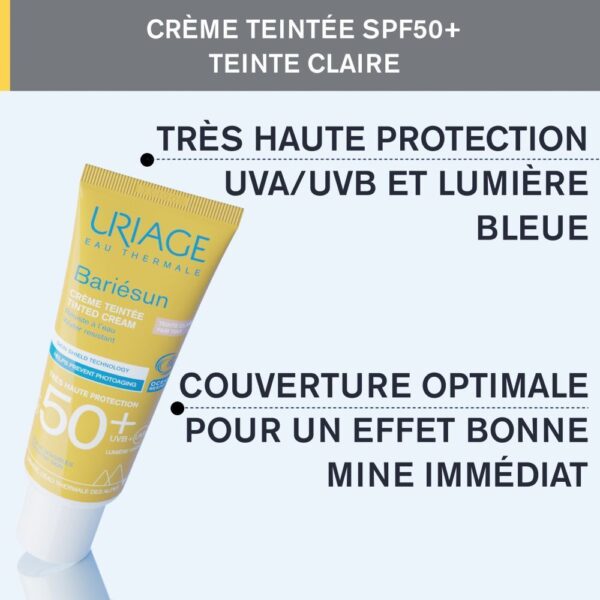 URIAGE Écran Bariésun Teintée Claire SPF50+ 50ml – Image 4