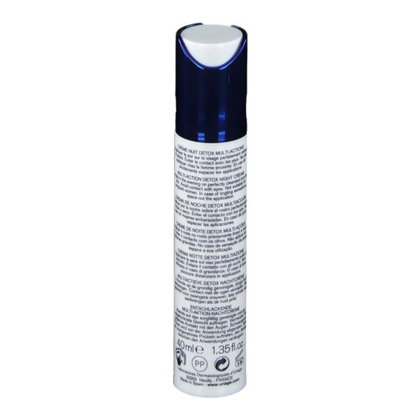 URIAGE Age Protect Crème Nuit Détox Multi Actions 40ml – Image 3