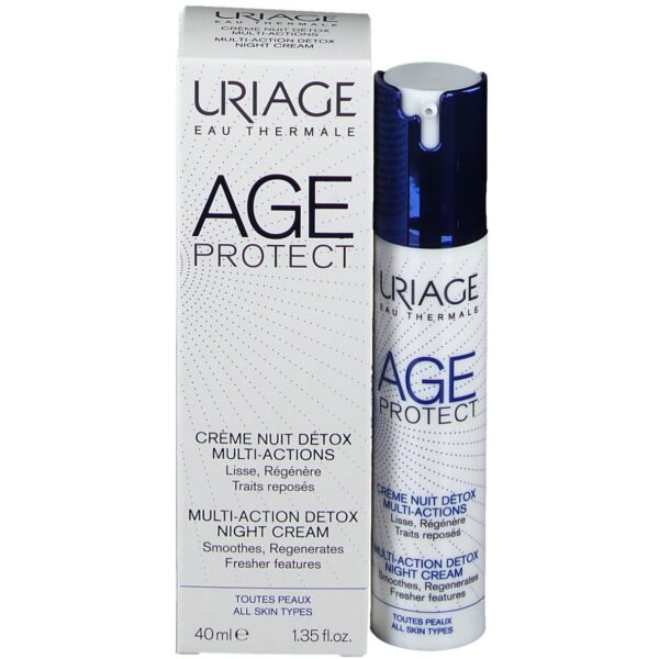 URIAGE Age Protect Crème Nuit Détox Multi Actions 40ml – Image 2