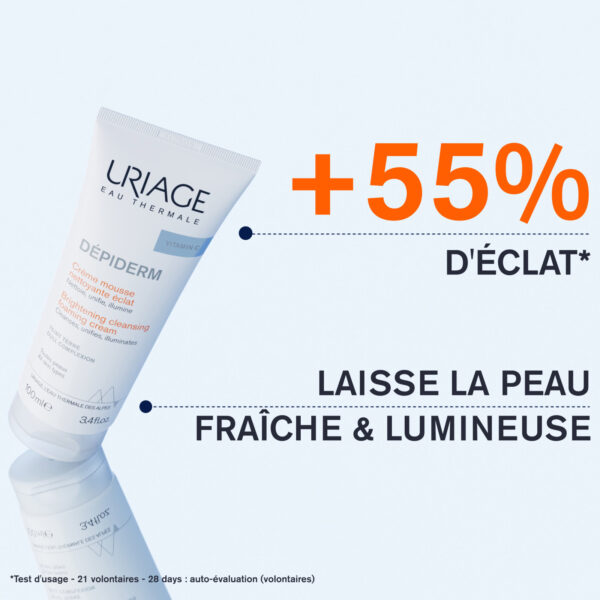 Uriage Dépiderm Crème Mousse Nettoyante Éclat 100ml – Image 3