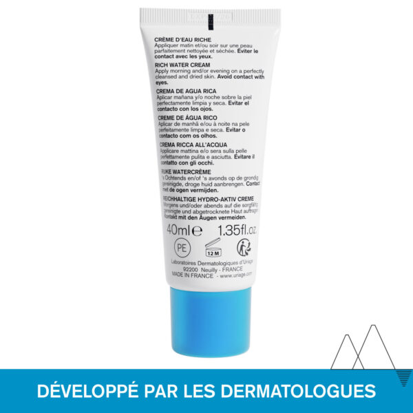 URIAGE Crème D'eau Riche 40ml – Image 3