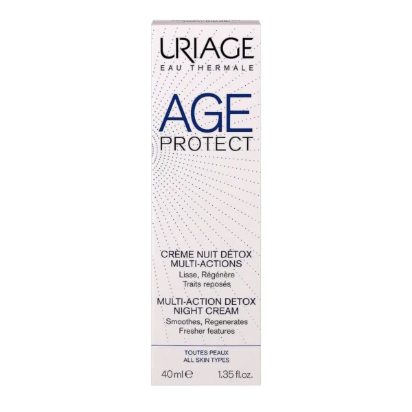 URIAGE Age Protect Crème Nuit Détox Multi Actions 40ml – Image 4