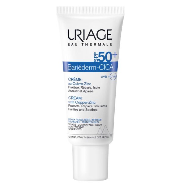 URIAGE Bariéderm Cica Crème Au Cuivre-Zinc SPF50+ 40ml