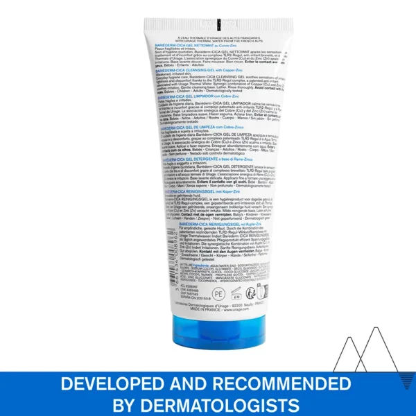 Uriage Bariéderm Cica Gel Nettoyant 200ml – Image 4