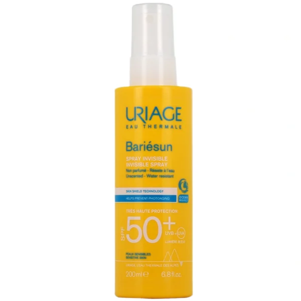 Uriage Bariésun Spray Invisible SPF50+ Non Parfumé 200ml – Image 4