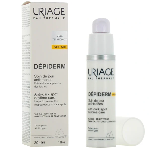 URIAGE DEPIDERM Soin du Jour Anti-Tâches SPF50 30ml – Image 2