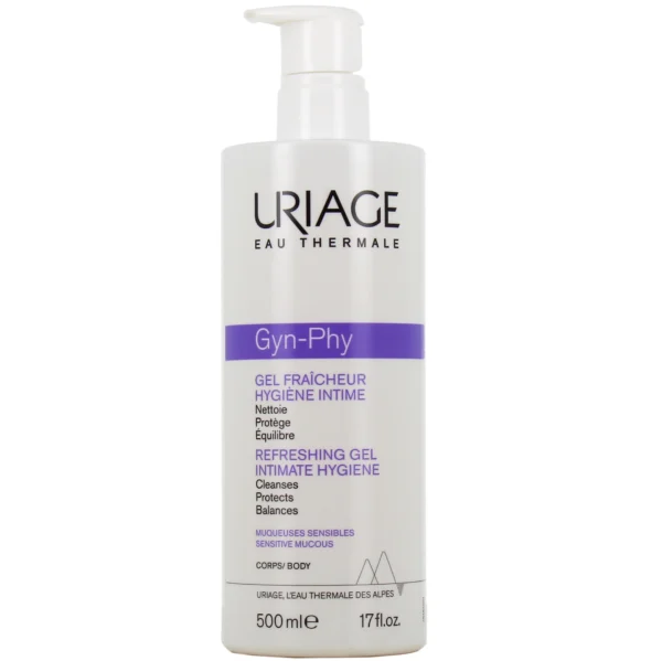 Uriage Gyn-Phy Gel fraîcheur Hygiène intime 500ml – Image 3