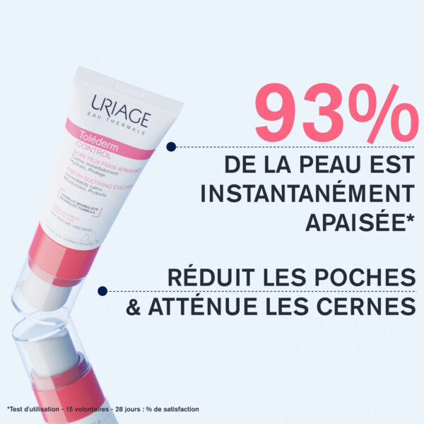 URIAGE Tolederm Control Soin Yeux Frais Apaisant 15ml – Image 3