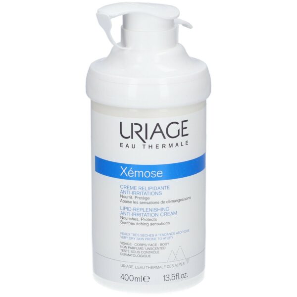 Uriage Xemose Crème Relipidante Anti-Irritations Nourrissante Corps 400ml – Image 4