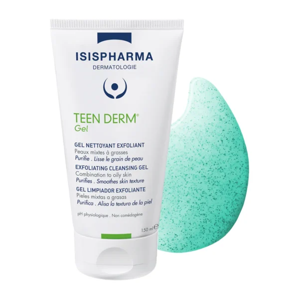 Isispharma Teen Derm Gel Nettoyant Exfoliant 150ml – Image 3